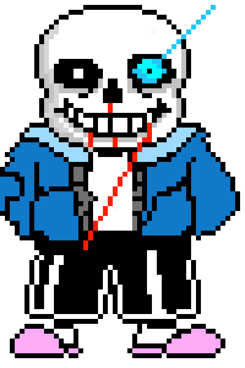 [3f036e] sans after his LONG fight and i mean longgggggggggg