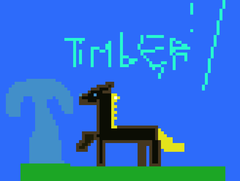 [9664c4] timber horse