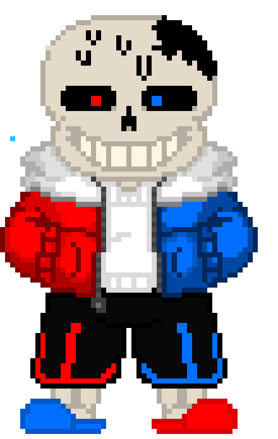 [fc6325] uses sans 1st attack but gets ore tired)