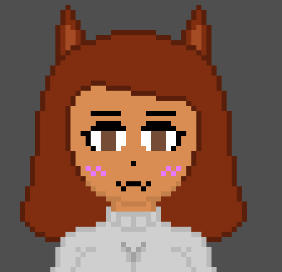 [f92b5d] she gets the food out and starts eating*