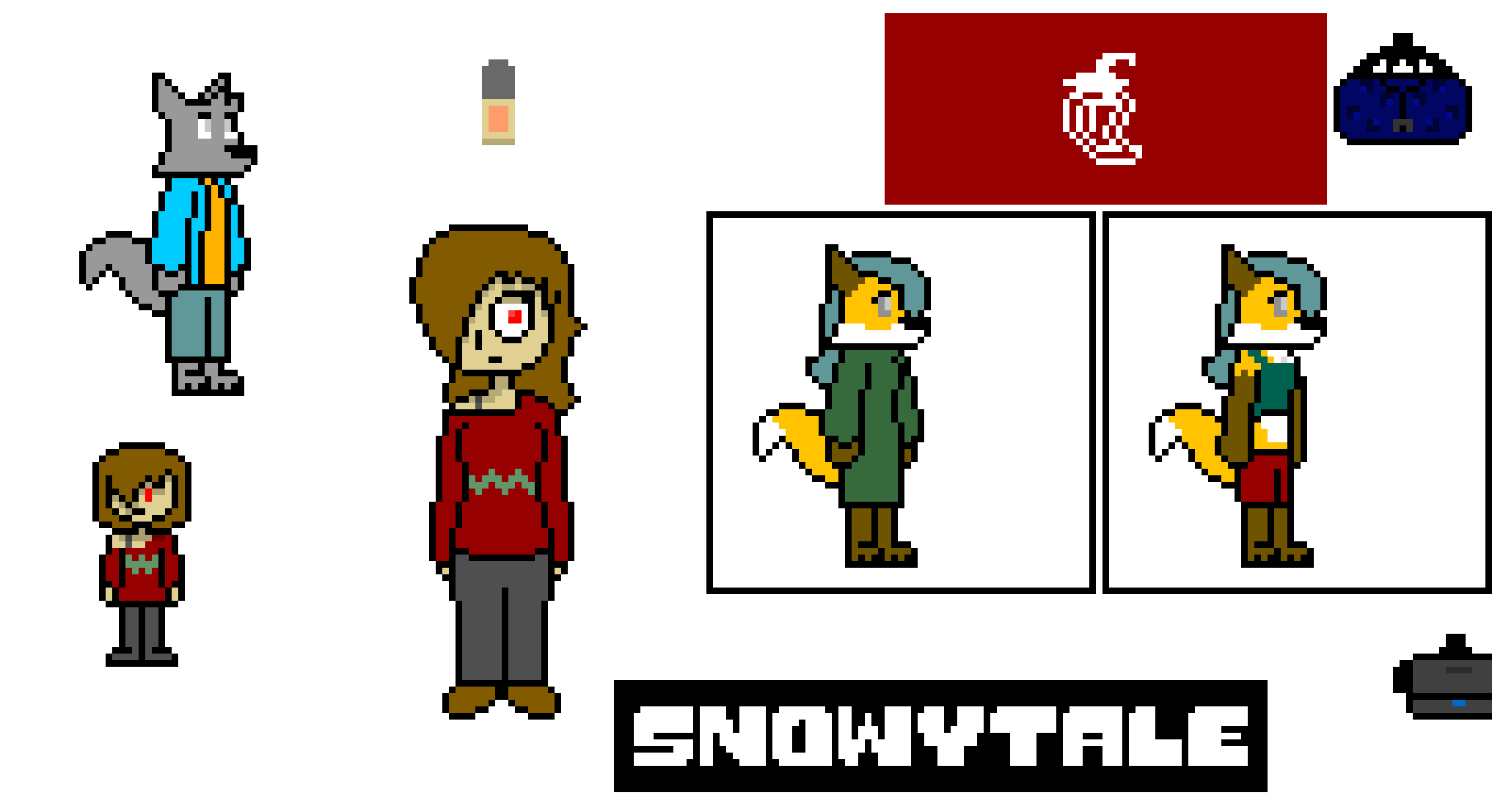 [6877d4] Feels like my canvas is the most unusual, as everybody has like palettes and whatnot. Meanwhile, I just make VR Headsets and Chipotle logos