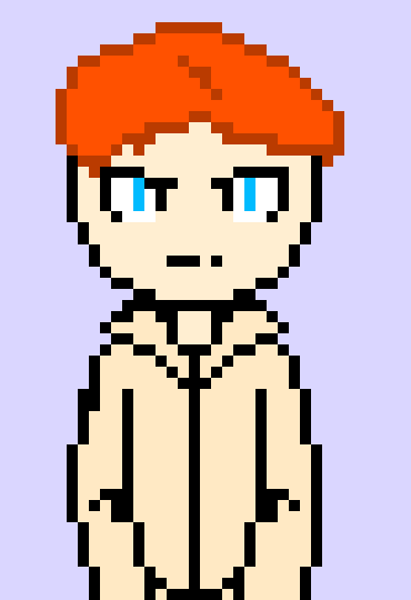 [a41074] *portals behind Aaron and kicks him from behind*