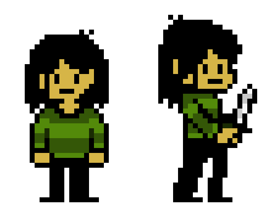 [6c26bc] Andre Stingor - Deltarune OC Idle and Battle Sprites (Lightworld Ver.)
