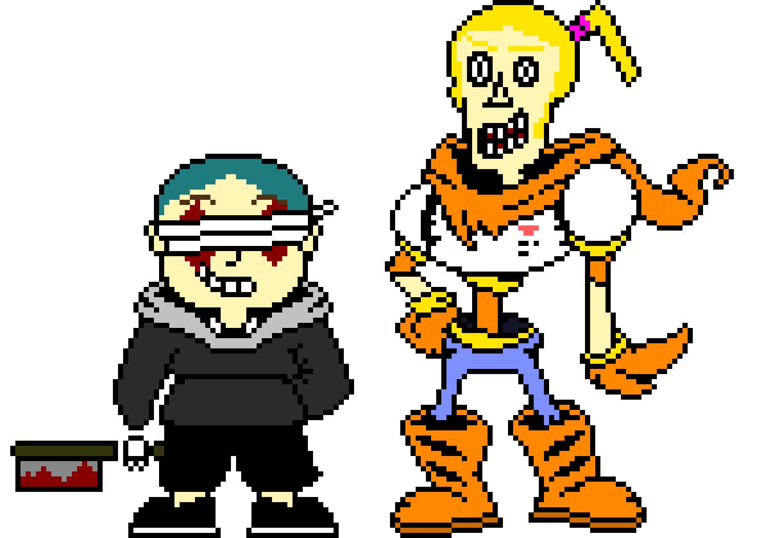 [7e4087] Me And My sister as Horortale Sans and Papyrus 