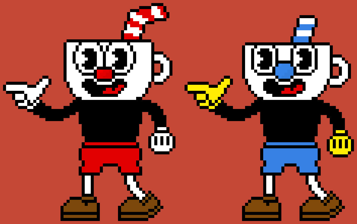 [9664c4] Cuphead And Mugman