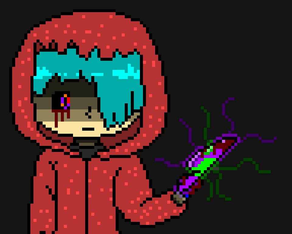 [5b2f3e] OH SHIT! -rushes away from the monster area to white and black-