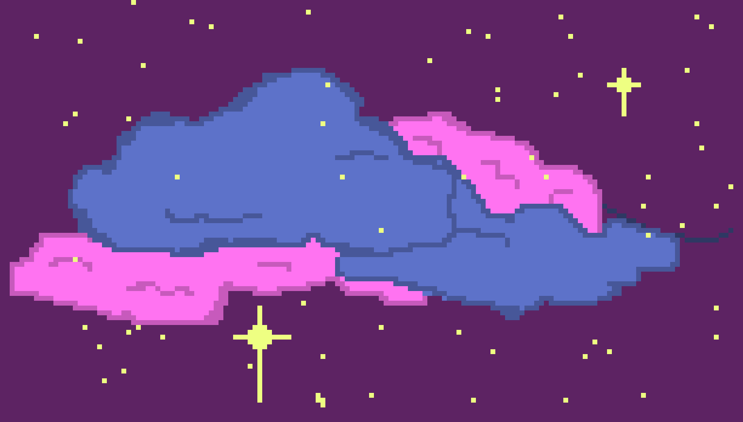 [85c139] pixel cloud digital art thing