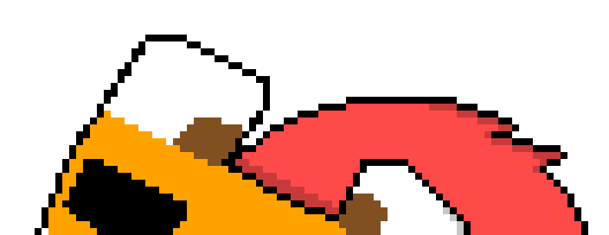 [5b2f3e] The Twin sister of who made the original Six sprite Rainbowfox is using is actually redrawing it with ibispaint