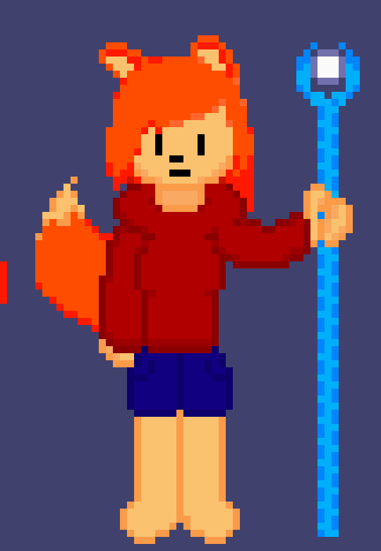 [2ad846] *Summons her staff* any old this i can use this on? -Foxlya