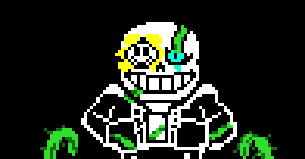 [4fbda4] flowey uses vines and raps insane sans up with them then forces sans to bring bones out of the ground to hurt him... sans can talk again) (sans) i=i don't want to do this... stop(flowey) SHUT UP AHHHHHHHHHHHH-flowey possession sans