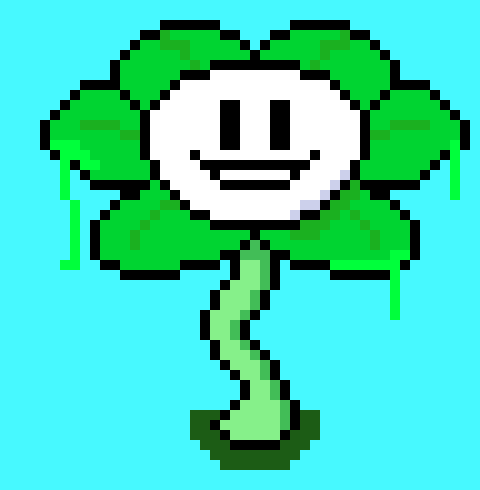 [75f2f2] ToxicTale Flowey Sprite
