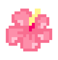 [d9fc7d] pink flower