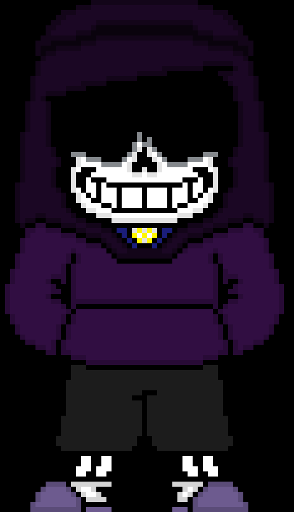 [d959ff] *stops and puts his hood up* .. ill get undyne later.. im going for classic first.. *starts walking to classics house* (brb)