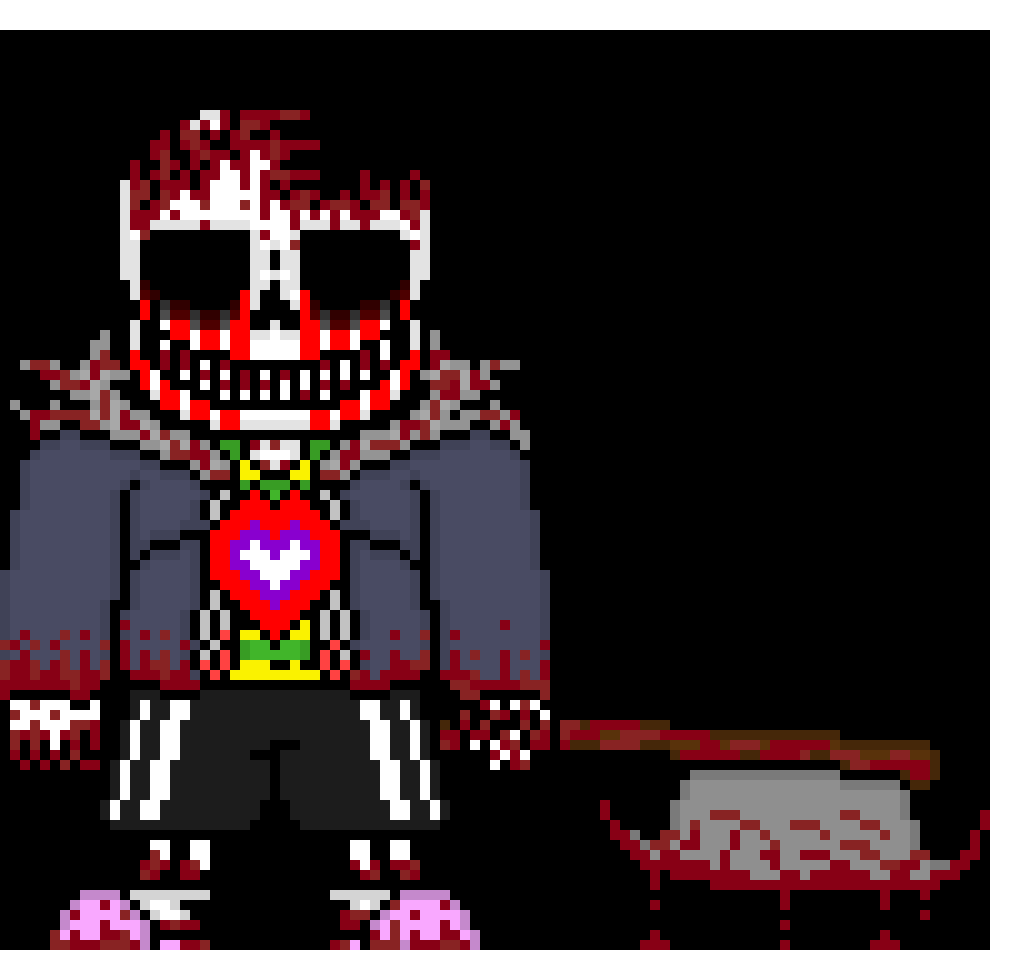 [f34aea] *suddenly right infront of him and grabs him by the neck* you should being a caretaker, because genocide is soo soo much more F U N (=