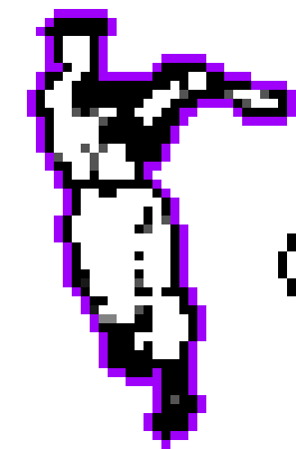 [a228fa] *Strange Purple Magic lifts The Batter onto a nearby building*