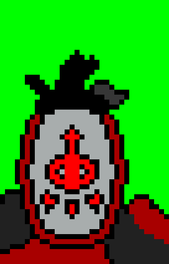 [24ae27] Okay...well, I can basically use any item from the Legend of Zelda so... *Uses Double Clawshot to quickly get on a chandelier and equips Light Arrows.*