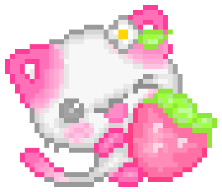 [9664c4] Strawberry Cat
