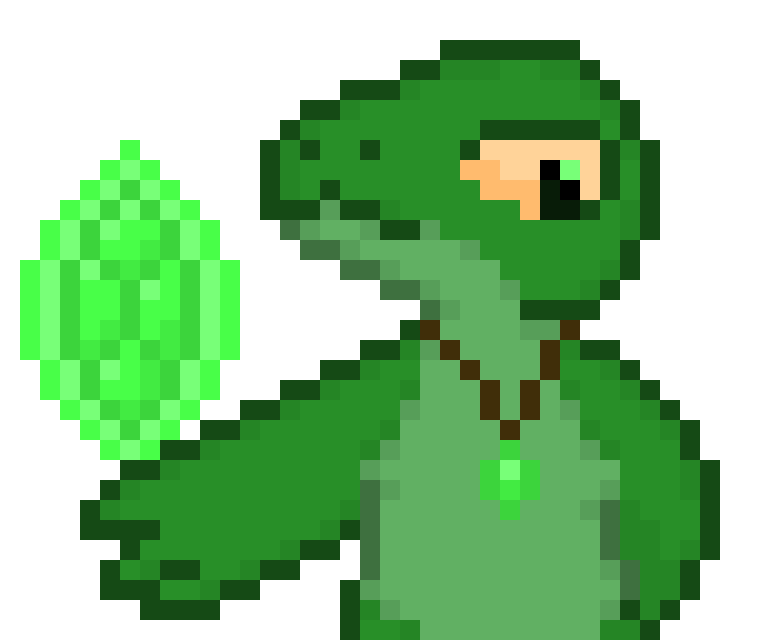 [379d08] whatever, if i cant see them, thats probably a good thing. [The large Lizard sends a single green orb towards Fredbear, it pops in their face, dealing 0 DMG]