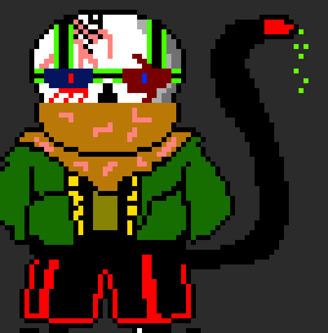 [7398c2] *Stinger is red again* *Turned evil again*