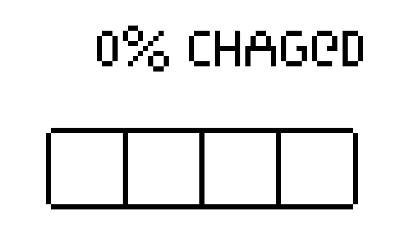[9664c4] 0% Charged Batterie