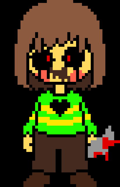 [2b9834] CHARA:slashes through horror and it hits classic too