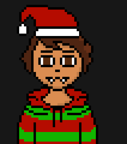 [8f1d86] hanging up christmas lights in pam*