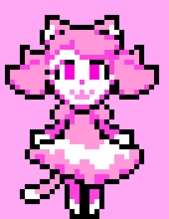 [c91422] Oh wow! You can talk~ What's chur name? *pats*