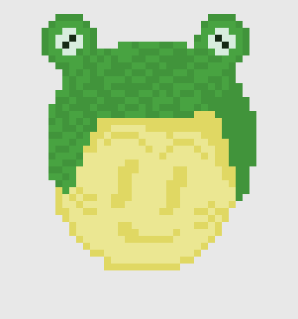 [3daf47] Quinndelion frog hat