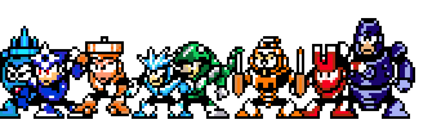 [9664c4] Megaman 3 Robot Masters