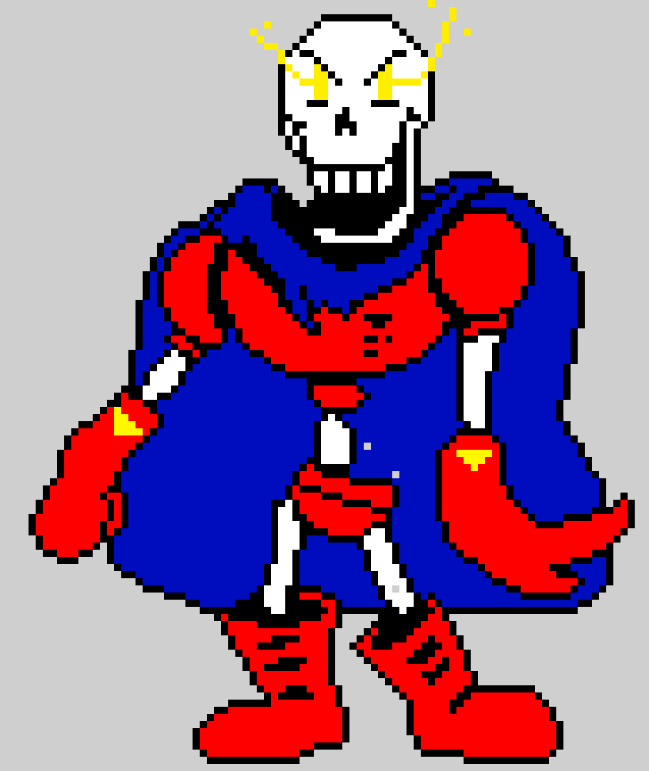 [81466a] powertale Papyrus sprite