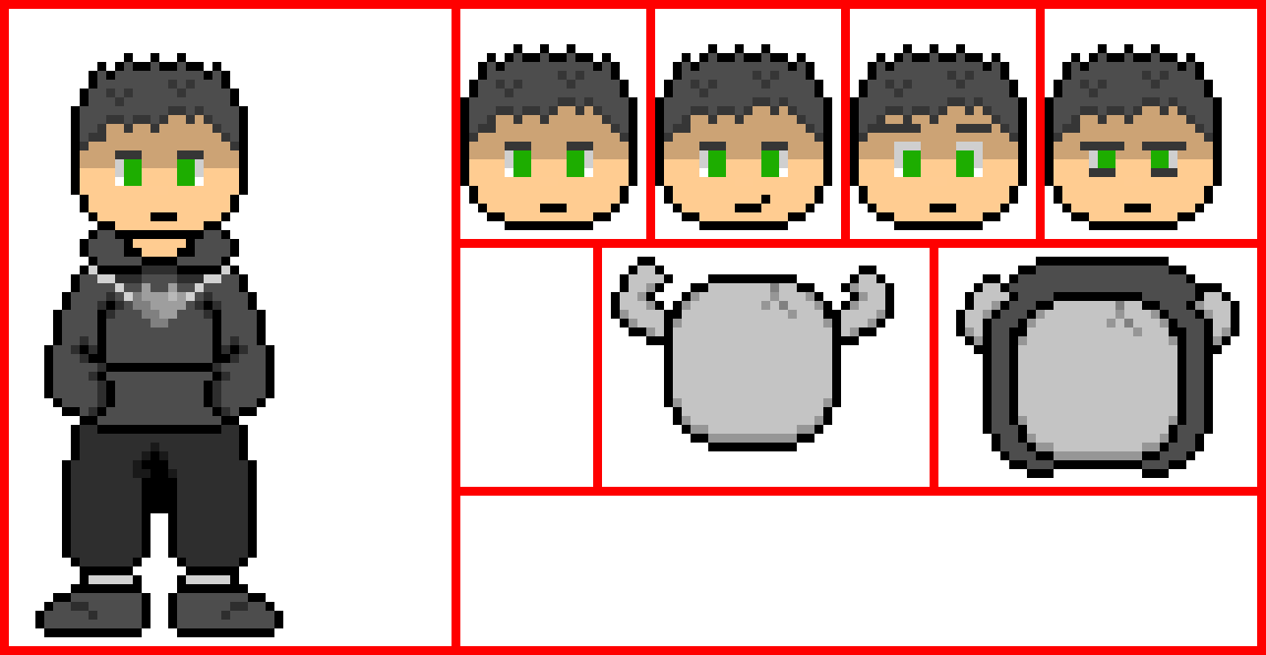[5e7c80] Grey sprite sheet