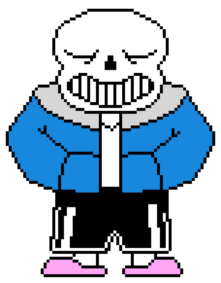 [9664c4] a sans sprite i made myself  BY: Portal master