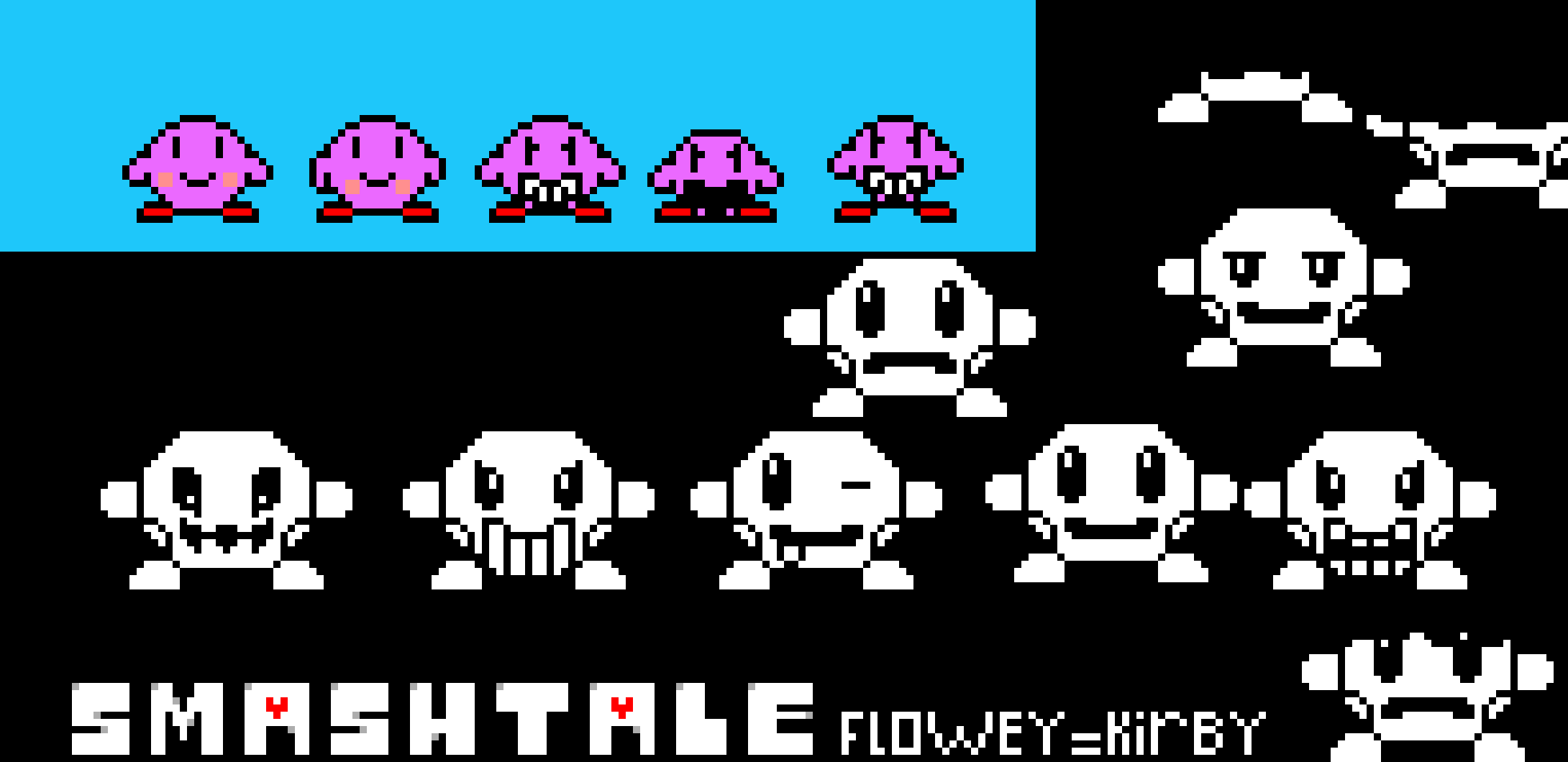 [9664c4] SMASHTALE flowey=kirby (my version)Fineshed!