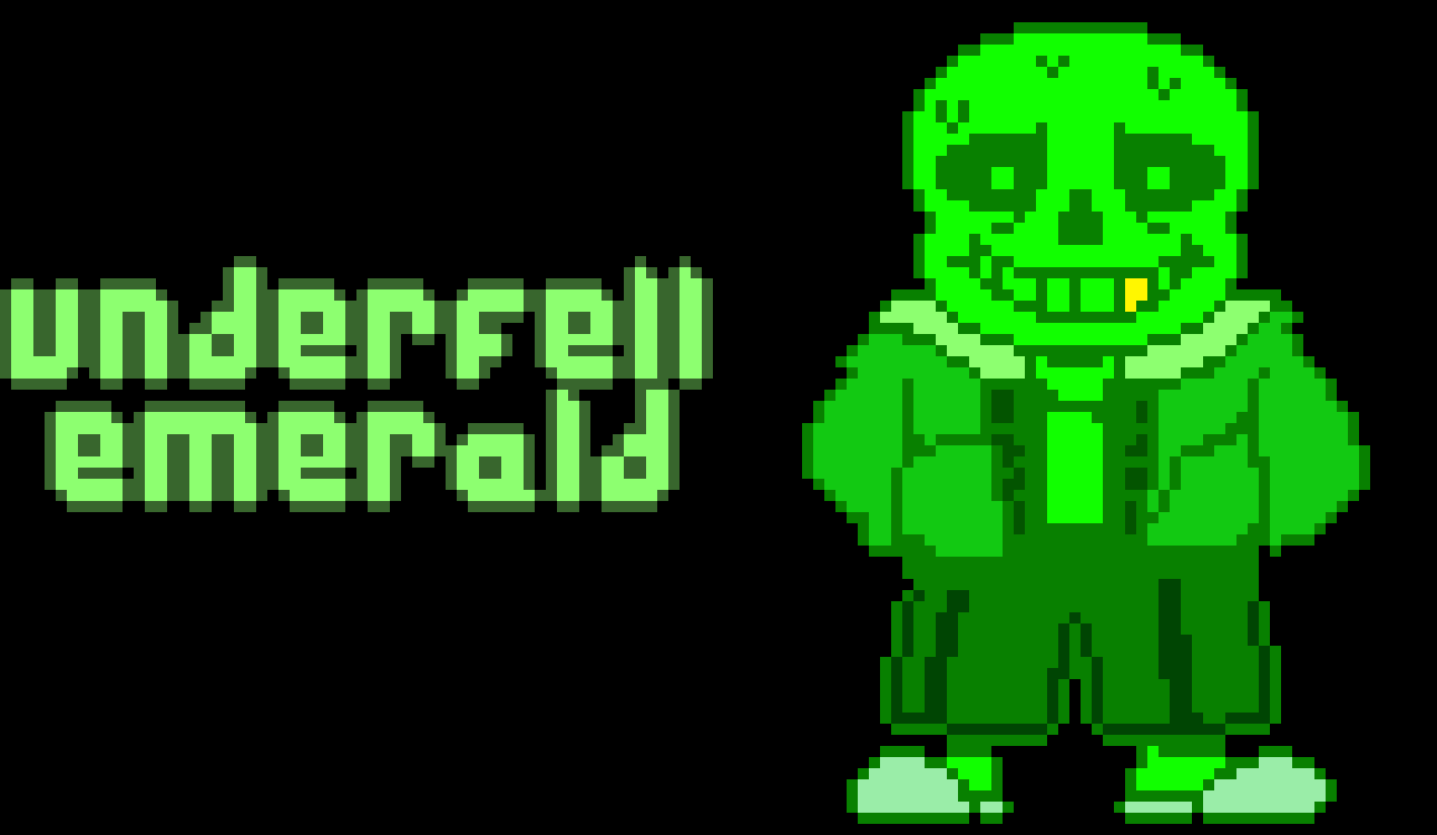 [81466a] Underfell Emerald Sans Fanmade Sprite