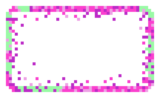 [6b55a5] 16x9 pixelated border