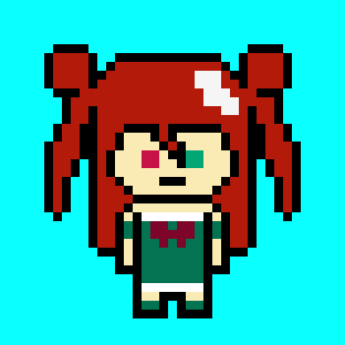 [9664c4] DR OC: Kazumi Suzuki Pixel Sprite
