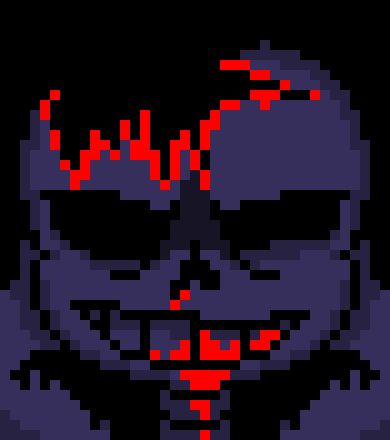 [7ce906] *(Sans bonezone traps rbf and shoots him.) -Sans