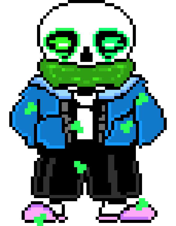 [377006] Crusher!Sans Sprite (closed eyes)