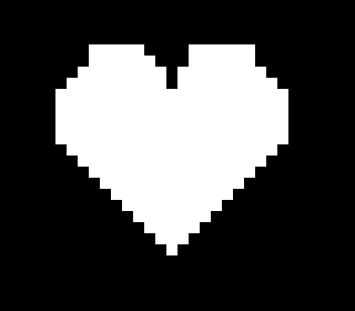 [5ef672] White heart