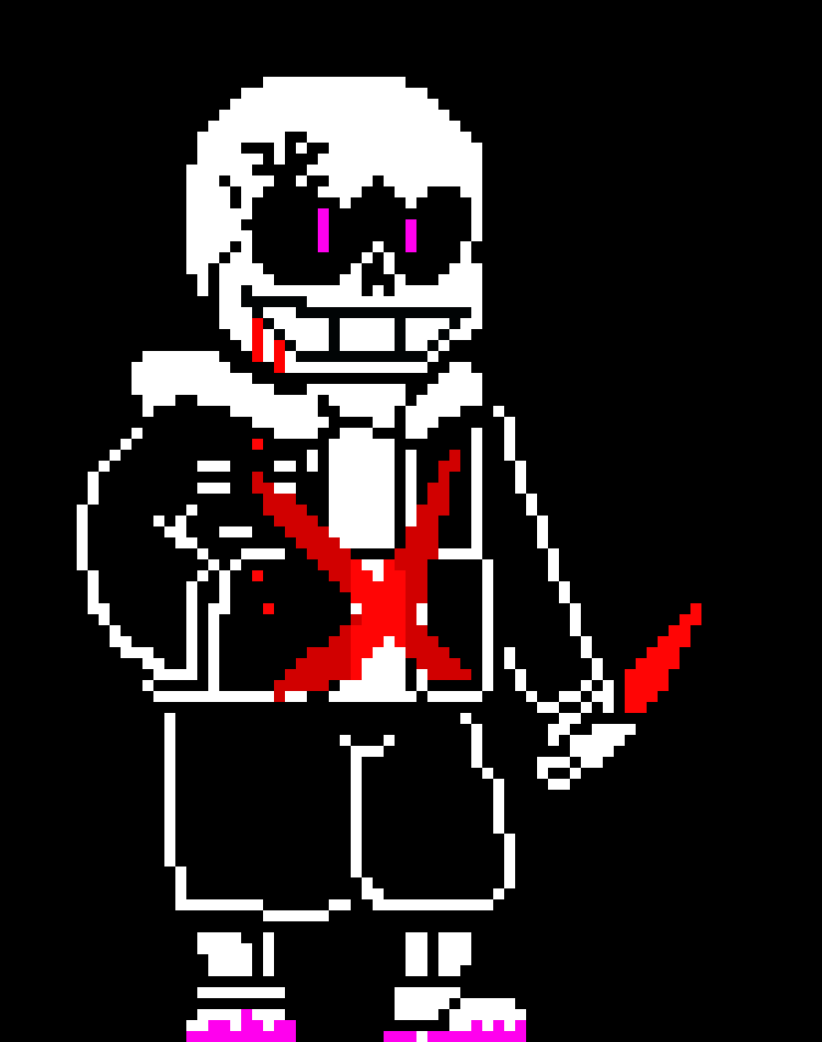 [2b9834] (skull cracks and kicks ink off of him)you little fucker...--- sans/shadow