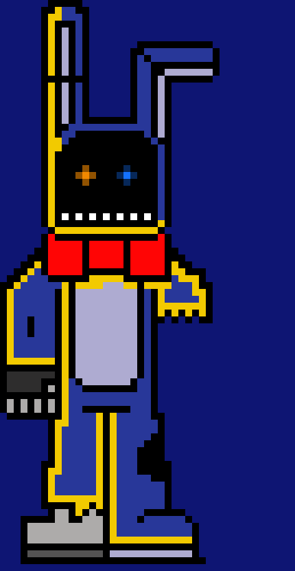 [b9de0d] *slowly melts* i hate my life.... - withered bonnie