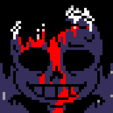 [7ce906] *(Demented would grabs an apple falling from a tree.) -HorrorTale Sans