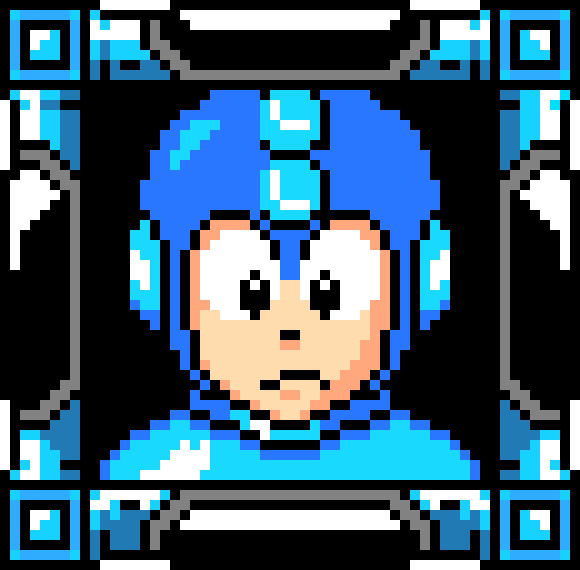 [9664c4] Mega Man Stage Select Mugshot Down