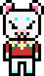 [a05f58] Flurry from animal crossing in danganronpa pixel sprite form!