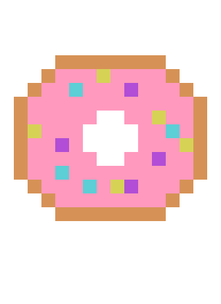 [9664c4] Pixel Art Donut