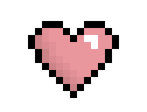 [b8fb55] pink Heart