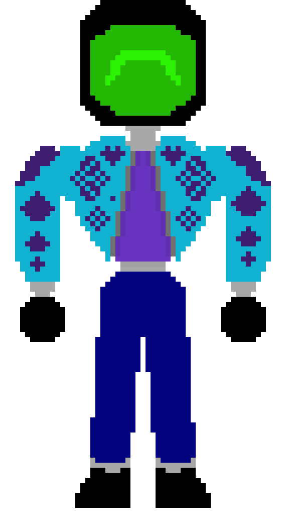 [25d002] *He stops spinning and chills on the ground*