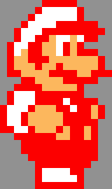 [4da92d] SMB2/USA Accurate Fire Mario Sprite (I tried) -thekingdudidly