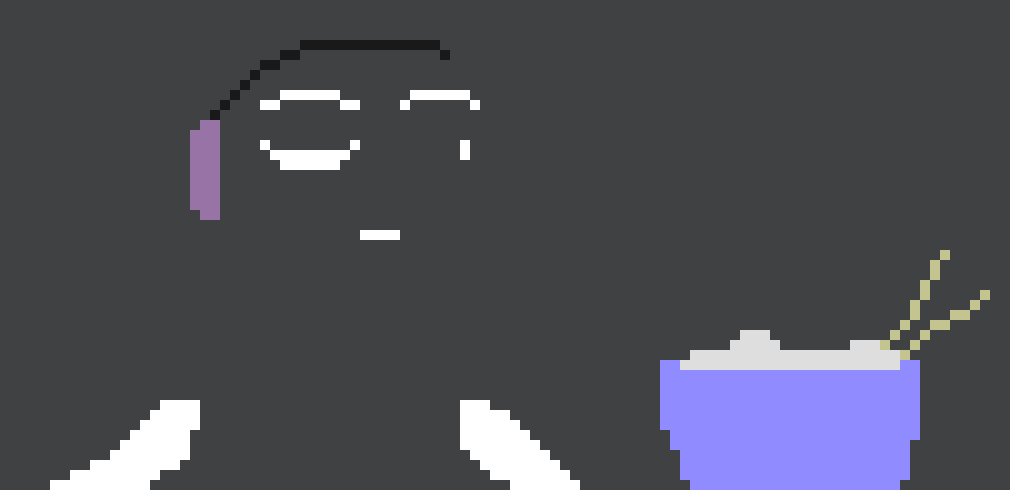 [6a7b6a] *Opens eye and mutters* "Oh... I guess more people are over there now... Ehhh..."