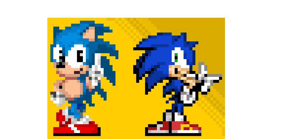 [706342] Classic  (cute) /Modern Sonic